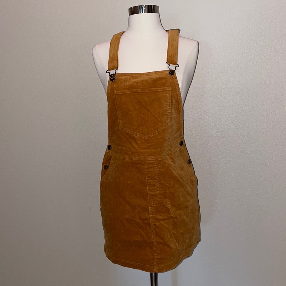 Velvet copper overalls